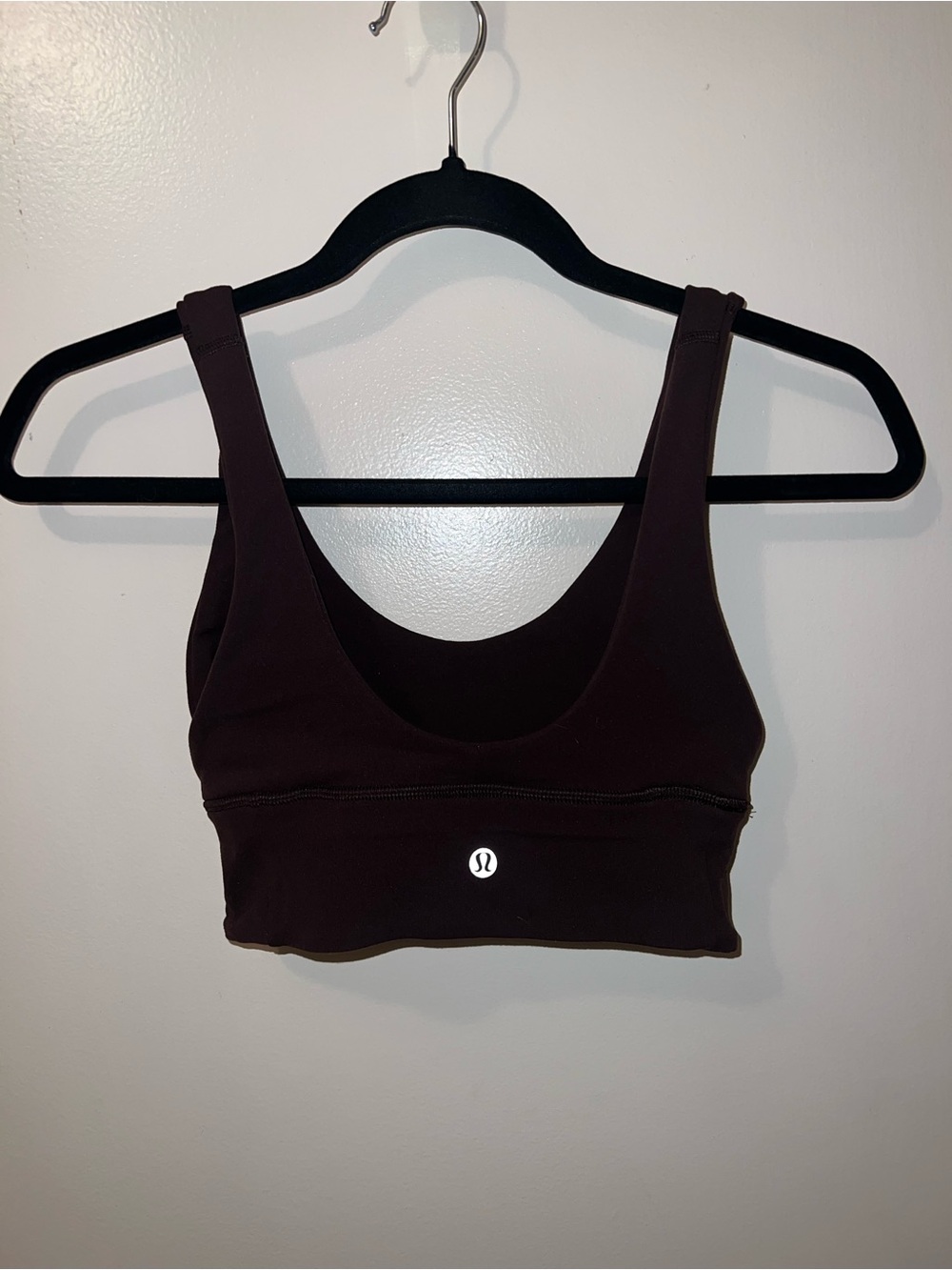 lululemon athletica Women's Deep Brown Scoop Neck Sports Bra